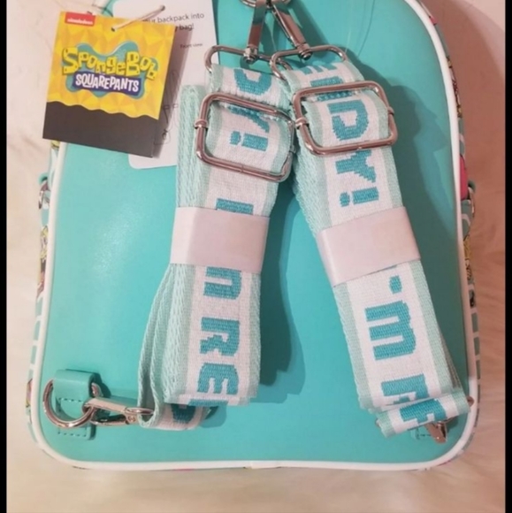 Loungefly SpongeBob JELLYFISH Convertible Backpack - Picture 2 of 3